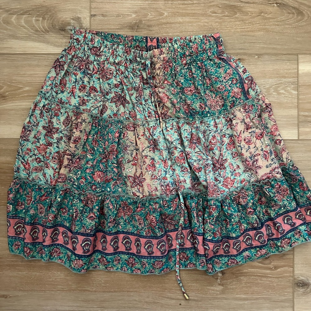 Karma Highway Boho Peasant Skirt S